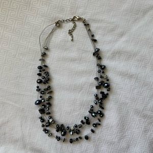 Blue stone necklace